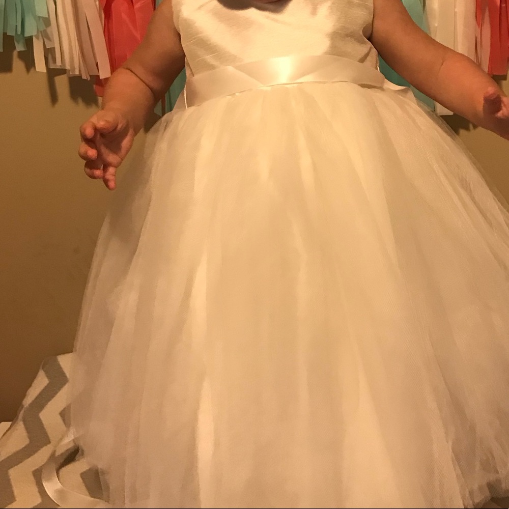 David’s bridal flower girl dress